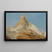 Le Cervin - Regnault Sarasin — ingelijst kunstwerk aan de muur