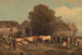 De verkoop op de boerderij - Richard Barrett Davis — weergave van het kunstwerk