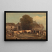 De verkoop op de boerderij - Richard Barrett Davis — ingelijst kunstwerk aan de muur