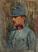 Portret van een soldaat - Richard Benno Adam — weergave van het kunstwerk