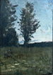 Landschap bij maanlicht - Richard Bergh — weergave van het kunstwerk