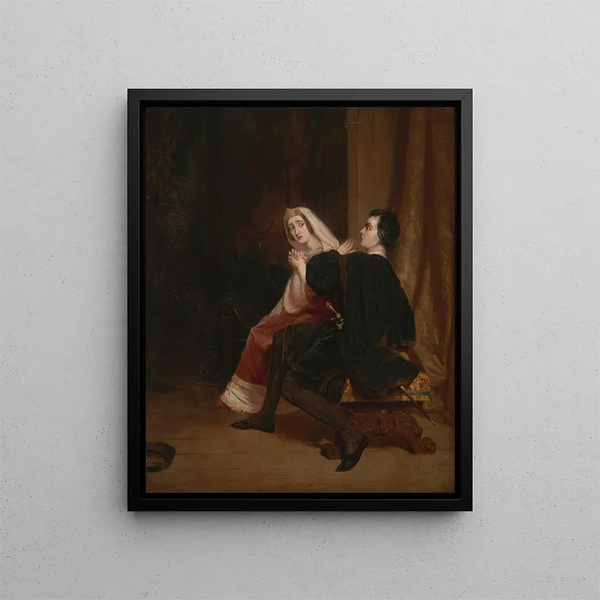 Richard Dadd - Hamlet and his Mother The Closet Scene.webp