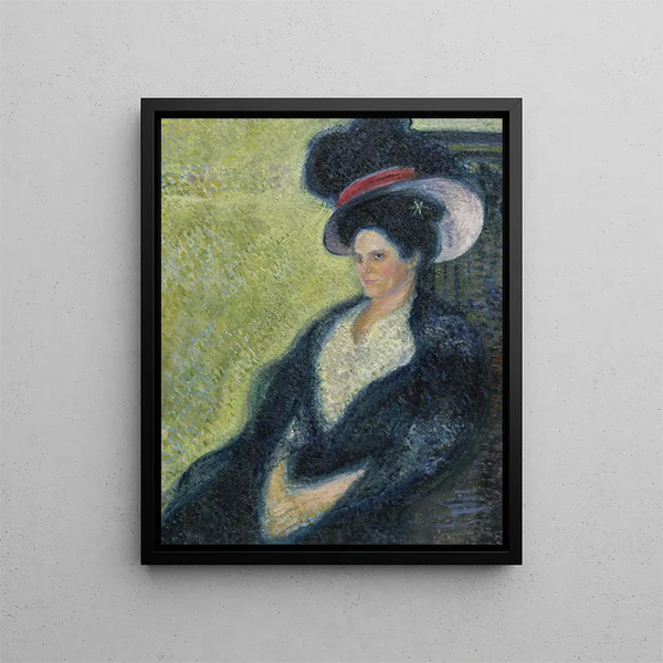 Richard Gerstl - Dame mit Federhut.webp