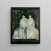 van de schilderij De zussen Karoline en Pauline Fey - Richard Gerstl — ingelijst kunstwerk aan de muur