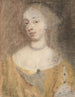 portret van hoofd en schouders van een dame - Richard Gibson — weergave van het kunstwerk
