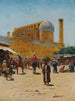 Bazar à Samarcande - Richard Karlovich Zommer — weergave van het kunstwerk