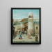 Place du marché - Richard Karlovich Zommer — ingelijst kunstwerk aan de muur