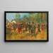 Capitulation de l'empereur Napoléon III le 1er septembre 1870 après la bataille de Sedan - Richard Knötel — ingelijst kunstwerk aan de muur