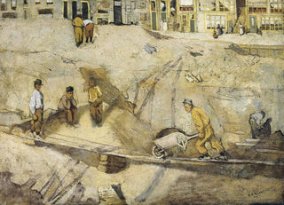 Richard Nicolas Roland Holst - Building Site in Amsterdam.webp