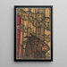 Project voor raam in het noordelijke transept van de Dom van Utrecht 23 - Richard Nicolas Roland Holst — ingelijst kunstwerk aan de muur