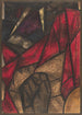 Project voor een raam in het noordelijke transept van de Dom van Utrecht - Richard Nicolas Roland Holst — ingelijst kunstwerk aan de muur