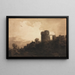 Landschap met kasteelruïne - Richard Parkes Bonington — ingelijst kunstwerk aan de muur