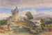 Landschap met kasteel in ruïne op de Esk - Richard Principal Leitch — weergave van het kunstwerk