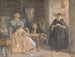 La fille du gentleman réduit - Richard Redgrave — weergave van het kunstwerk