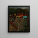 Kleine stad - Richard Teschner — ingelijst kunstwerk aan de muur