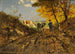 Landschap met dennenbomen in de herfst - Richard von Poschinger — weergave van het kunstwerk