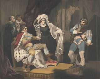 Richard Westall - Theatrical Figures About a Throne.webp