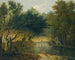 Een uitzicht op St James's Park in Londen - Richard Wilson — weergave van het kunstwerk