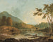 Dinas Bran vanaf Llangollen - Richard Wilson — weergave van het kunstwerk