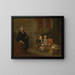 De prins George en de prins Edward Augustus, zoon van Frederik, prins van Wales, met hun opvoeder, Dr F - Richard Wilson — ingelijst kunstwerk aan de muur