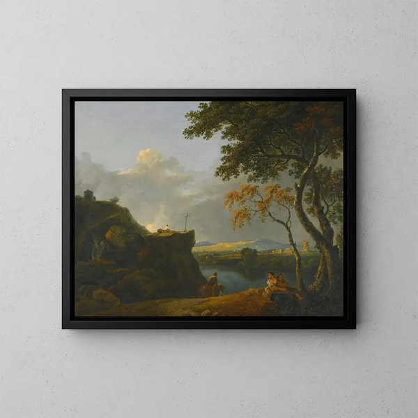 The White Monk - Richard Wilson — framed artwork on a wall
