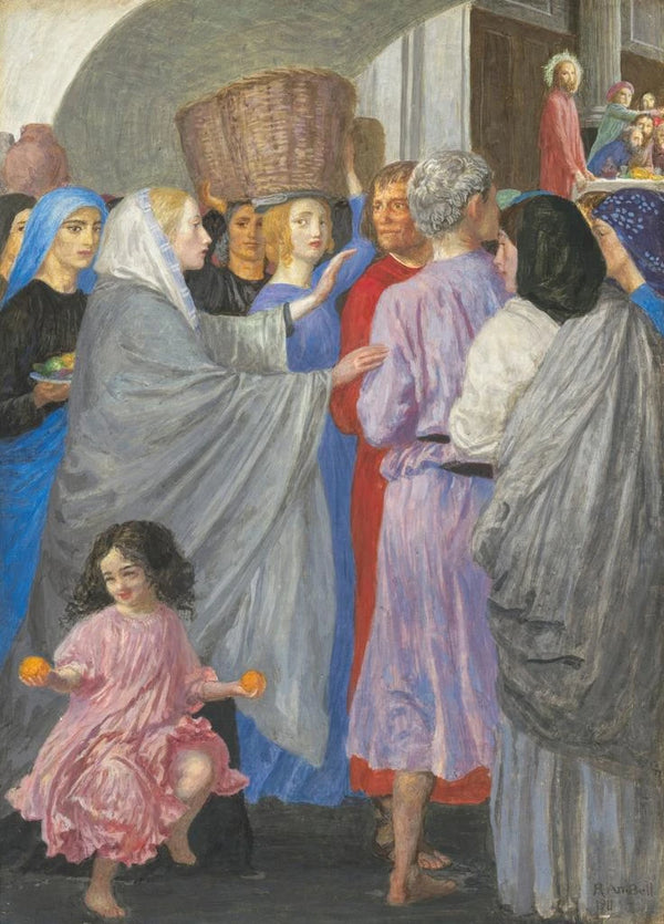 Reproductie van het schilderij Les Noces de Cana - Robert Anning Bell