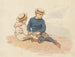 Twee jongens - Robert Barnes — weergave van het kunstwerk
