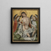 L'Homme des douleurs - Robert Campin — ingelijst kunstwerk aan de muur
