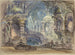 Pavillons fantastiques dans une grotte - Robert Caney — weergave van het kunstwerk