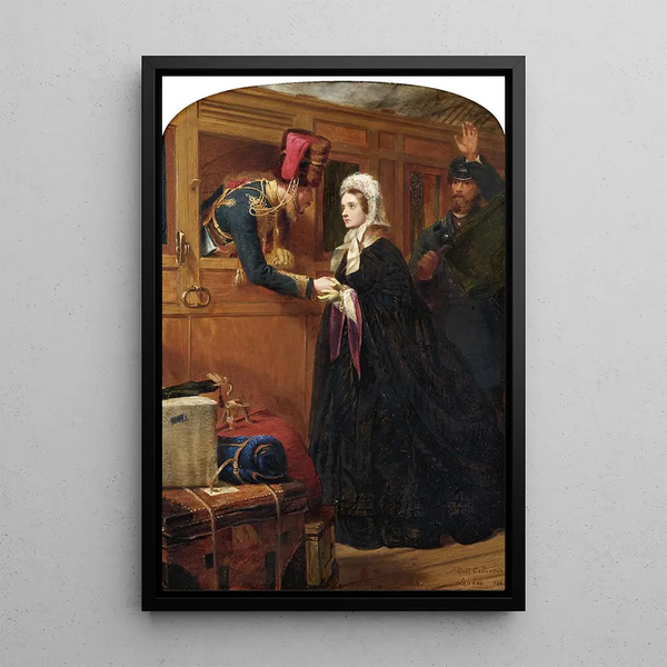 Ordonné en service à l'étranger - Robert Collinson — ingelijst kunstwerk aan de muur