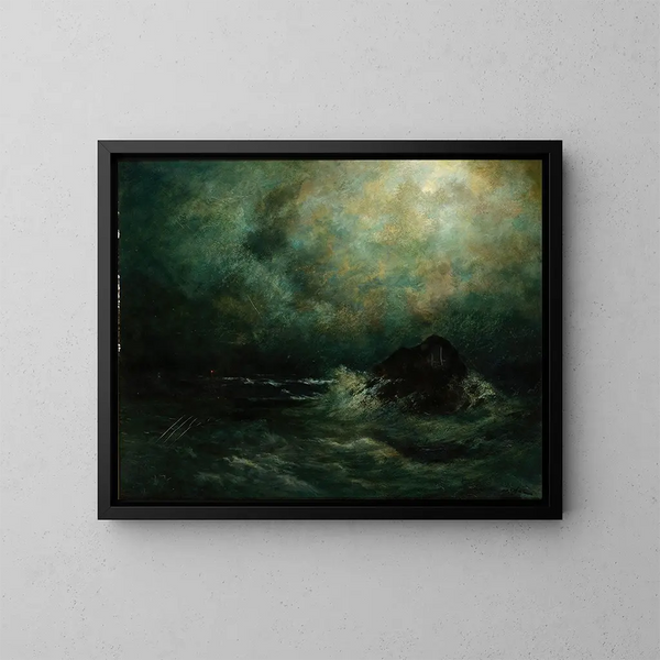 Le grand Silas la nuit - Robert Crannell Minor — framed artwork on a wall
