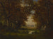 scène in het Fontainebleau-bos - Robert Crannell Minor — weergave van het kunstwerk