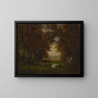 Robert Crannell Minor - Scene in the Forest of Fontainebleau.webp