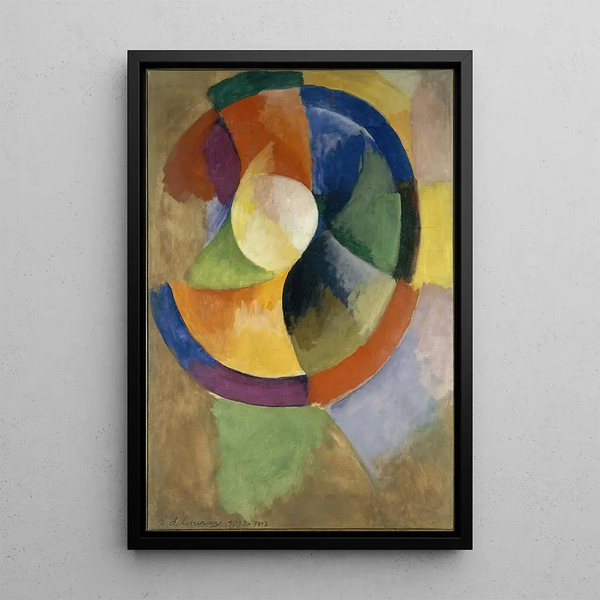 Formes circulaires Soleil n° 2 - Robert Delaunay — ingelijst kunstwerk aan de muur