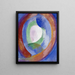 Cirkelvormige vormen maan nr. 1 - Robert Delaunay — ingelijst kunstwerk aan de muur