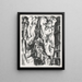 La Tour - Robert Delaunay — ingelijst kunstwerk aan de muur