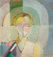 Portret van Madame Heim - Robert Delaunay — weergave van het kunstwerk