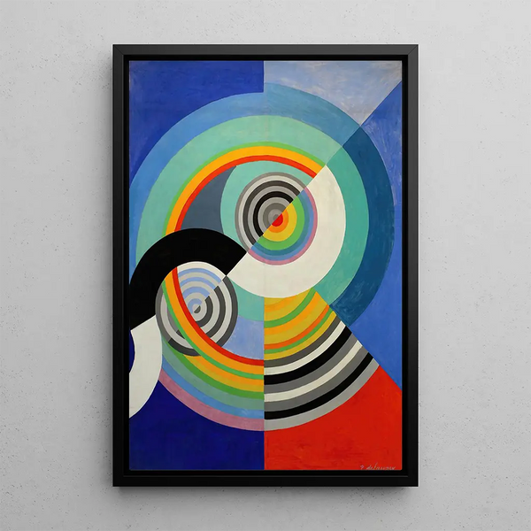 Rythme n° 3 - Robert Delaunay — ingelijst kunstwerk aan de muur