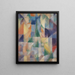 Venster met uitzicht op de stad - Robert Delaunay — ingelijst kunstwerk aan de muur