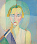 Studie voor het Portret van Madame Heim - Robert Delaunay — weergave van het kunstwerk