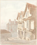Straat met gebouwen - Robert Dixon — weergave van het kunstwerk