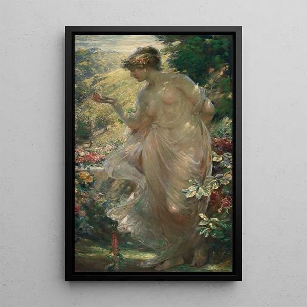 Le papillon - Robert Fowler — ingelijst kunstwerk aan de muur