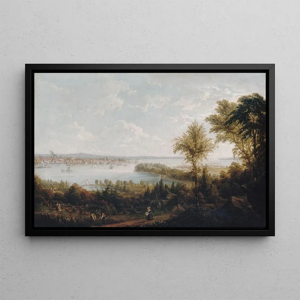 Robert Havell Jr - View of the Bay and City of New York from Weehawken.webp
