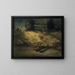 Onweersbui - Robert Henri — ingelijst kunstwerk aan de muur