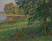 Bank aan de waterkant - Robert Hoffmann — weergave van het kunstwerk