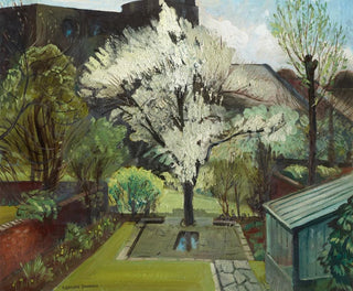 Robert Kirkland Jamieson - Blossom in a London garden.webp