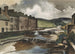 dorp in Yorkshire, Engeland - Robert Kirkland Jamieson — weergave van het kunstwerk