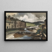 dorp in Yorkshire, Engeland - Robert Kirkland Jamieson — ingelijst kunstwerk aan de muur