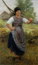 La paysanne bohémienne - Robert Koehler — weergave van het kunstwerk