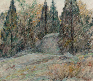 Cèdres rouges et rochers - Robert Reid — weergave van het kunstwerk